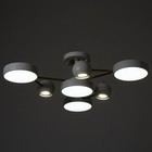 Люстра "Терно" 4хLED 126Вт 3000-6000К 3хGU10 бело-золотой 74х74х21 см BayerLux - Фото 3