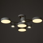 Люстра "Терно" 4хLED 126Вт 3000-6000К 3хGU10 бело-золотой 74х74х21 см BayerLux - Фото 4