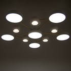 Люстра "Терно" 6хLED 194Вт 3000-6000К 5хGU10 бело-золотой 95х95х21 см BayerLux 9197475 - фото 14201556