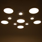 Люстра "Терно" 6хLED 194Вт 3000-6000К 5хGU10 бело-золотой 95х95х21 см BayerLux 9197475 - фото 14201557
