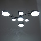 Люстра "Гунтер" 7хLED 132Вт 3000-6000К серый 76х76х21 см BayerLux 9197476