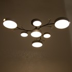 Люстра "Гунтер" 7хLED 132Вт 3000-6000К серый 76х76х21 см BayerLux 9197476