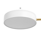 Люстра «Сенди» 7хLED 150 Вт 3000-6000К бело-золотой 81×81×21 см BayerLux - фото 35314529