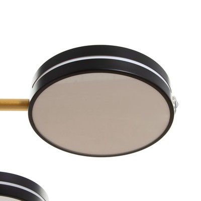 Люстра «Антеко» 6х LED 156 Вт 3000-6000К черно-золотой 87×87×27 см BayerLux