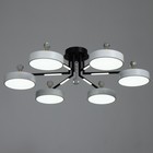 Люстра "Велтос" 6хLED 156Вт 3000-6000К черно-белый 83х83х21 см BayerLux - Фото 2
