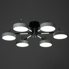Люстра "Велтос" 6хLED 156Вт 3000-6000К черно-белый 83х83х21 см BayerLux - Фото 3