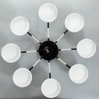 Люстра "Велтос" 8хLED 208Вт 3000-6000К черно-белый 89х89х21 см BayerLux - Фото 6