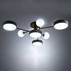 Люстра «Алмони» 4х LED 138 Вт 3000-6000К 3хG4 бело-золотой 76×76×17 см - Фото 2