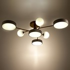 Люстра «Алмони» 4х LED 138 Вт 3000-6000К 3хG4 бело-золотой 76×76×17 см - Фото 4