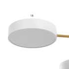 Люстра «Алмони» 7х LED 252 Вт 3000-6000К 6хG4 бело-золотой 107×107×17 см BayerLux - Фото 7
