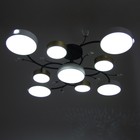 Люстра «Ассами» 9х LED 216 Вт 3000-6000К бело-золотой 93×93×21 см BayerLux - фото 42641235