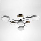 Люстра "Ассами" 7хLED 168Вт 3000-6000К бело-золотой 80х80х21 см BayerLux 9197502