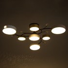 Люстра "Ассами" 7хLED 168Вт 3000-6000К бело-золотой 80х80х21 см BayerLux 9197502