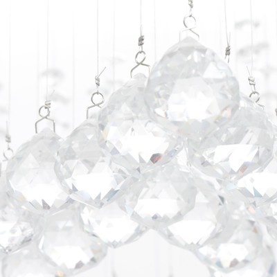 Светильник каскад «Звезда» 6xLED хром 50×50×84 см BayerLux