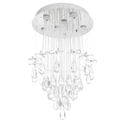 Светильник каскад «Алетта» 7xLED хром 50×50×86 см BayerLux