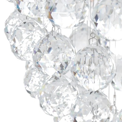 Светильник каскад «Аделисия» 7xLED хром 55×55×93 см BayerLux