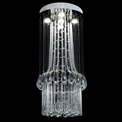 Светильник каскад «Брианна» 5xLED хром 40×40×83 см BayerLux