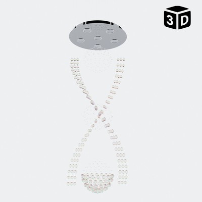 Светильник каскад «Изольда» 6xLED хром 50×50×155 см BayerLux