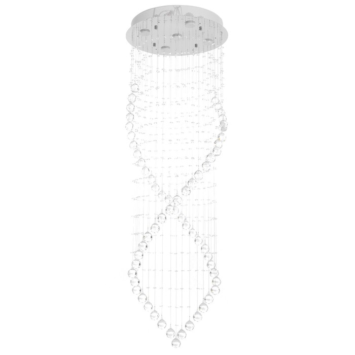 Светильник каскад Лайма 5xLED хром 60х60х150см BayerLux