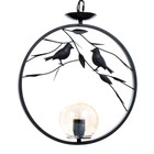 Светильник BayerLux "Птички" 1хЕ27 40Вт черный 27х14х55см - фото 22342199