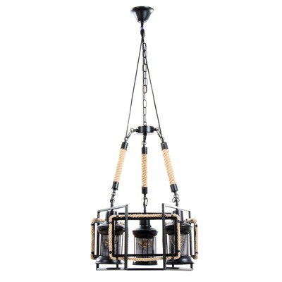 Люстра «Мейлед» 3хЕ27 черный 40×42×64 см BayerLux