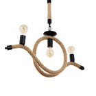 Люстра BayerLux "Габлис" 3хЕ27 черный 70х10х65см - фото 42641253