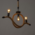 Люстра BayerLux "Габлис" 3хЕ27 черный 70х10х65см - фото 42641255