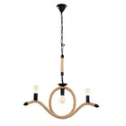 Люстра BayerLux "Габлис" 3хЕ27 черный 70х10х65см - фото 42641256