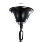 Люстра BayerLux "Габлис" 3хЕ27 черный 70х10х65см - фото 42641260