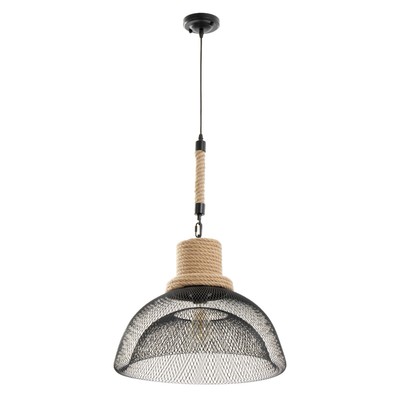 Светильник BayerLux «Райбен» 1хЕ27 черный 44×44×60 см