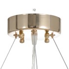 Люстра "Джавани" 8хЕ14 40Вт золото 67х67х22 см BayerLux 9215228