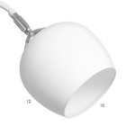 Люстра потолочная BayerLux «Ава», 2хЕ27, 40 Вт, бело-хромовый, 45×26×27 см 9408258