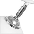 Люстра потолочная BayerLux «Ава», 2хЕ27, 40 Вт, бело-хромовый, 45×26×27 см 9408258