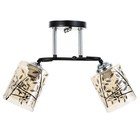 Люстра "Арнелла" 2хЕ27 40Вт чёрный 45х26х27 см BayerLux - фото 22342622