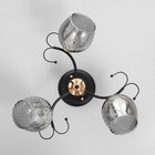 Люстра "Аста" 3хЕ27 40Вт чёрно-золотой 50х50х27 см BayerLux 9408282