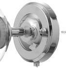 Бра "Берта" 1хЕ27 40Вт хром 21х13х23 см - фото 37337061