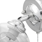 Бра "Берта" 1хЕ27 40Вт хром 21х13х23 см - фото 37337062