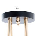 Люстра «Доминика» 6хЕ27 40 Вт чёрно-золотой 55×42×27 см BayerLux - Фото 9