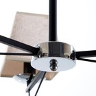 Люстра «Жозефина» 3хЕ14 40 Вт чёрно-хромовый 58×58×34 см BayerLux - Фото 4