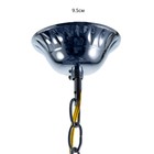 Люстра «Жозефина» 5хЕ14 40 Вт чёрно-хромовый 58×58×34 см BayerLux - Фото 6