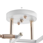 Люстра "Камелия" 6хЕ27 40Вт бело-золотой 70х47х27 см BayerLux - фото 35197172