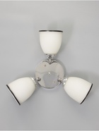 Люстра «Одилия» 3хЕ27 40т чёрно-хромовый 40×40×21 см BayerLux - фото 4813149