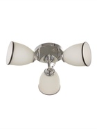 Люстра «Одилия» 3хЕ27 40т чёрно-хромовый 40×40×21 см BayerLux - фото 4813150