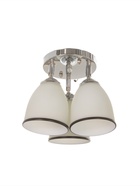 Люстра «Одилия» 3хЕ27 40т чёрно-хромовый 40×40×21 см BayerLux - фото 4813151