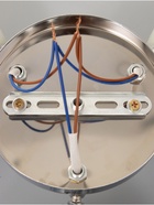 Люстра «Одилия» 3хЕ27 40т чёрно-хромовый 40×40×21 см BayerLux - фото 4813155