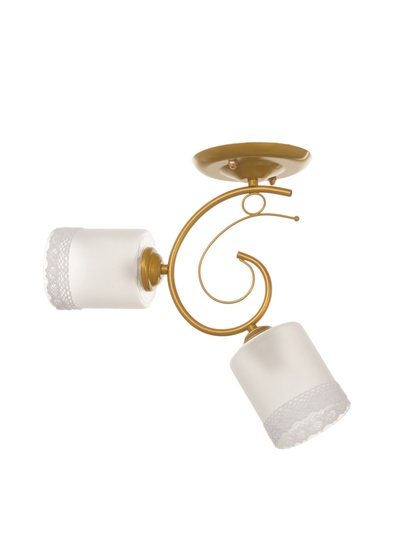 Люстра «Оливия» 2хЕ27 40т золото шампань 40×15×25 см BayerLux