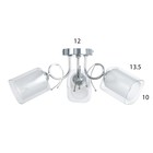 Люстра "Рамона" 3хЕ27 40т хром 50х50х25 см BayerLux - фото 22496162