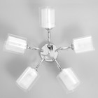 Люстра "Рамона" 5хЕ27 40т хром 55х55х25 см BayerLux - фото 22496170