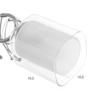 Люстра "Рамона" 5хЕ27 40т хром 55х55х25 см BayerLux - фото 22496172