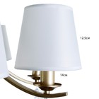 Люстра "Сапфира" 8хЕ14 40т шампанское золото 72х72х40 см - фото 22342912